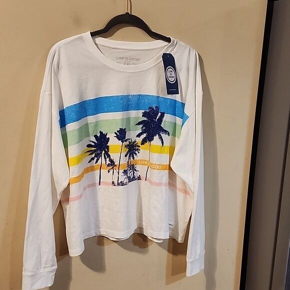 Life is good crop XXL  top NWT - Picture 1 of 3